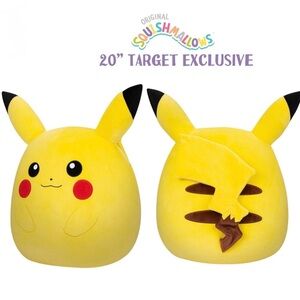 Pokémon Pikachu Squishmallow Plush 20” Target Exclusive Kellytoy 2023